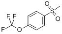 结构式 CAS# 87750-51-4, 4-(三氟甲氧基)苯基甲基砜