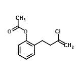 结构式 CAS# 890097-72-0, 2-(3-氯-3-丁烯-1-基)苯基乙酸酯