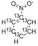 structure of CAS# 89059-37-0, Nitrobenzene (13C6)