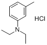 结构式 CAS# 89074-92-0, N,N-二乙基-间甲苯胺盐酸盐