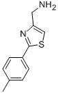 结构式 CAS# 89152-86-3, 2-(4-甲基苯基)-4-噻唑甲胺