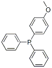 结构式 CAS# 896-89-9, 对茴香基二苯基膦