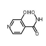 结构式 CAS# 89640-77-7, N,3-二羟基异烟酰胺