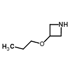 结构式 CAS# 897086-92-9, 3-丙氧基吖丁啶