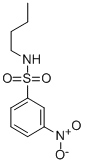 结构式 CAS# 89840-72-2, N-丁基-3-硝基苯磺酰胺