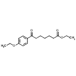 结构式 CAS# 898757-54-5, 乙基7-(4-乙氧基苯基)-7-氧代庚酸酯