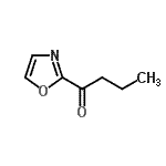 structure of CAS# 898758-24-2, 1-(1,3-Oxazol-2-yl)-1-butanone;2-Butyryloxazole