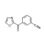结构式 CAS# 898759-89-2, 3-(1,3-恶唑-2-基羰基)苯甲腈