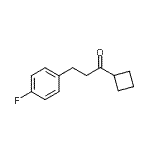 结构式 CAS# 898768-88-2, 1-环丁基-3-(4-氟苯基)-1-丙酮