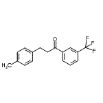 结构式 CAS# 898769-01-2, 3-(4-甲基苯基)-1-[3-(三氟甲基)苯基]-1-丙酮