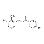 structure of CAS# 898769-38-5, 1-(4-Bromophenyl)-3-(2,3-dimethylphenyl)-1-propanone;4'-bromo-3-(2,3-dimethylphenyl)propiophenone