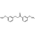 结构式 CAS# 898774-46-4, 1,3-二(3-甲氧基苯基)-1-丙酮