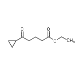 结构式 CAS# 898776-27-7, 乙基5-环丙基-5-氧代戊酸酯