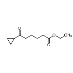 结构式 CAS# 898776-30-2, 乙基6-环丙基-6-氧代己酸酯