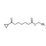 结构式 CAS# 898776-33-5, 乙基7-环丙基-7-氧代庚酸酯