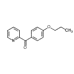 结构式 CAS# 898780-00-2, (4-丙氧基苯基)(2-吡啶基)甲酮