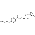 结构式 CAS# 898787-25-2, 1-(4-丁基苯基)-4-(5,5-二甲基-1,3-二恶烷-2-基)-1-丁酮