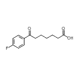 结构式 CAS# 898787-95-6, 7-(4-氟苯基)-7-氧代庚酸
