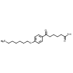 结构式 CAS# 898792-21-7, 6-[4-(庚氧基)苯基]-6-氧代己酸