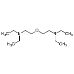 结构式 CAS# 9015-73-0, 2,2'-氧基二(N,N-二乙基乙胺)