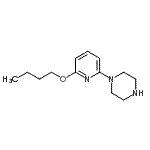 structure of CAS# 902837-07-4, 1-(6-Butoxy-2-pyridinyl)piperazine;1-(6-BUTOXY-PYRIDIN-2-YL)-PIPERAZINE;1-(6-N-butoxy-2-pyridyl)piperazine;2-butoxy-6-piperazinylpyridine