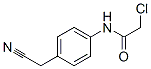 结构式 CAS# 90772-87-5, 2-氯-N-[4-(氰基甲基)苯基]乙酰胺