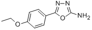 结构式 CAS# 90840-51-0, 5-(4-乙氧基苯基)-[1,3,4]恶二唑-2-胺