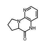 结构式 CAS# 91622-91-2, 6a,7,8,9-四氢吡啶并[3,2-e]吡咯并[1,2-a]吡嗪-6(5H)-酮