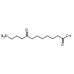 结构式 CAS# 92037-99-5, 8-氧代十二烷酸