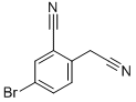 结构式 CAS# 925672-89-5, 4-溴-2-氰基-苯乙腈