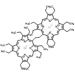 结构式 CAS# 92995-45-4, 5,5'-(1,2-乙二基)二(2,3,7,8,12,13,17,18-八乙基卟吩-21,23-二基)二锌