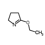 结构式 CAS# 931-46-4, 2-乙氧基-4,5-二氢-3H-吡咯
