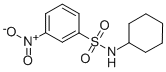 结构式 CAS# 93125-79-2, N-环己基-3-硝基-苯磺酰胺