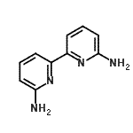 结构式 CAS# 93127-75-4, 2,2'-联吡啶-6,6'-二胺