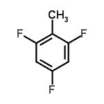 结构式 CAS# 93343-11-4, 1,3,5-三氟-2-甲基苯