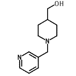 structure of CAS# 934570-59-9, [1-(3-Pyridinylmethyl)-4-piperidinyl]methanol;(1-(pyridin-3-ylmethyl)piperidin-4-yl)methanol;[1-(3-pyridylmethyl)-4-piperidyl]methan-1-ol;[1-(pyrid<wbr>in-3-ylme<wbr>thyl)pipe<wbr>ridin-4-y<wbr>l]methano<wbr>l dihydro<wbr>chloride