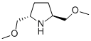 structure of CAS# 93621-94-4, (S,S)-(+)-2,5-Bis(Methoxymethyl)Pyrrolidine;Zinc02557987