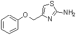 结构式 CAS# 94830-63-4, 4-(苯氧基甲基)-1,3-噻唑-2-胺