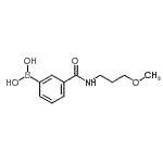 结构式 CAS# 957061-22-2, {3-[(3-甲氧基丙基)氨基甲酰]苯基}硼酸