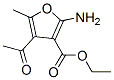 结构式 CAS# 99076-38-7, 4-乙酰基-2-氨基-5-甲基-3-糠酸乙酯