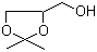 结构式 CAS# 100-79-8, 丙酮缩甘油; 异亚丙基甘油