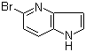 结构式 CAS# 1000341-51-4, 5-溴-1H-吡咯并[3,2-b]吡啶