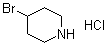 结构式 CAS# 1001397-43-8, 4-溴哌啶盐酸盐