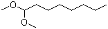 structure of CAS# 10022-28-3, 1,1-Dimethoxyoctane;Octanal dimethyl acetal