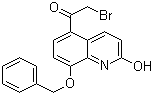 8-Benzyloxy-5-(2-bromoacetyl)-2-hydroxyquinoline molecular structure (CAS 100331-89-3)