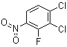 结构式 CAS# 100465-04-1, 1,2-二氯-3-氟-4-硝基苯