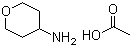 结构式 CAS# 1005498-91-8, 4-氨基四氢吡喃醋酸盐