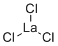 结构式 CAS# 10099-58-8, 氯化镧(III)