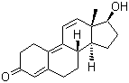 结构式 CAS# 10161-33-8, 孕三烯酮