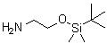 结构式 CAS# 101711-55-1, (2-氨基乙氧基)(叔丁基)二甲基硅烷